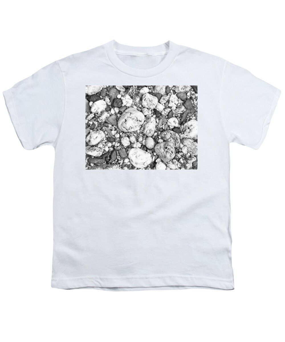 Shell Youth T-Shirt featuring the photograph Shells and Rocks 2a, Batehaven, NSW, Australia by Steven Ralser