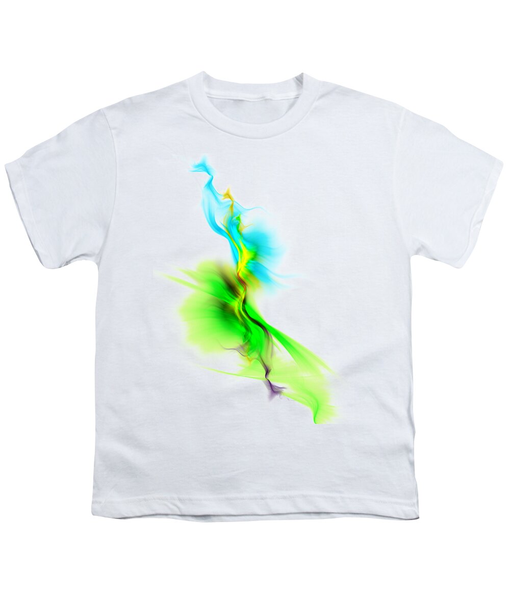 Abstract Youth T-Shirt featuring the digital art Subtle 1 by Galina Lavrova