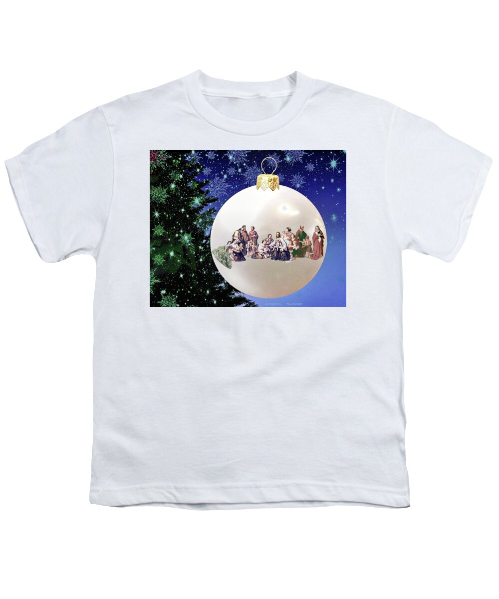 Ornament Youth T-Shirt featuring the digital art Such is the Kingdom by Norman Brule