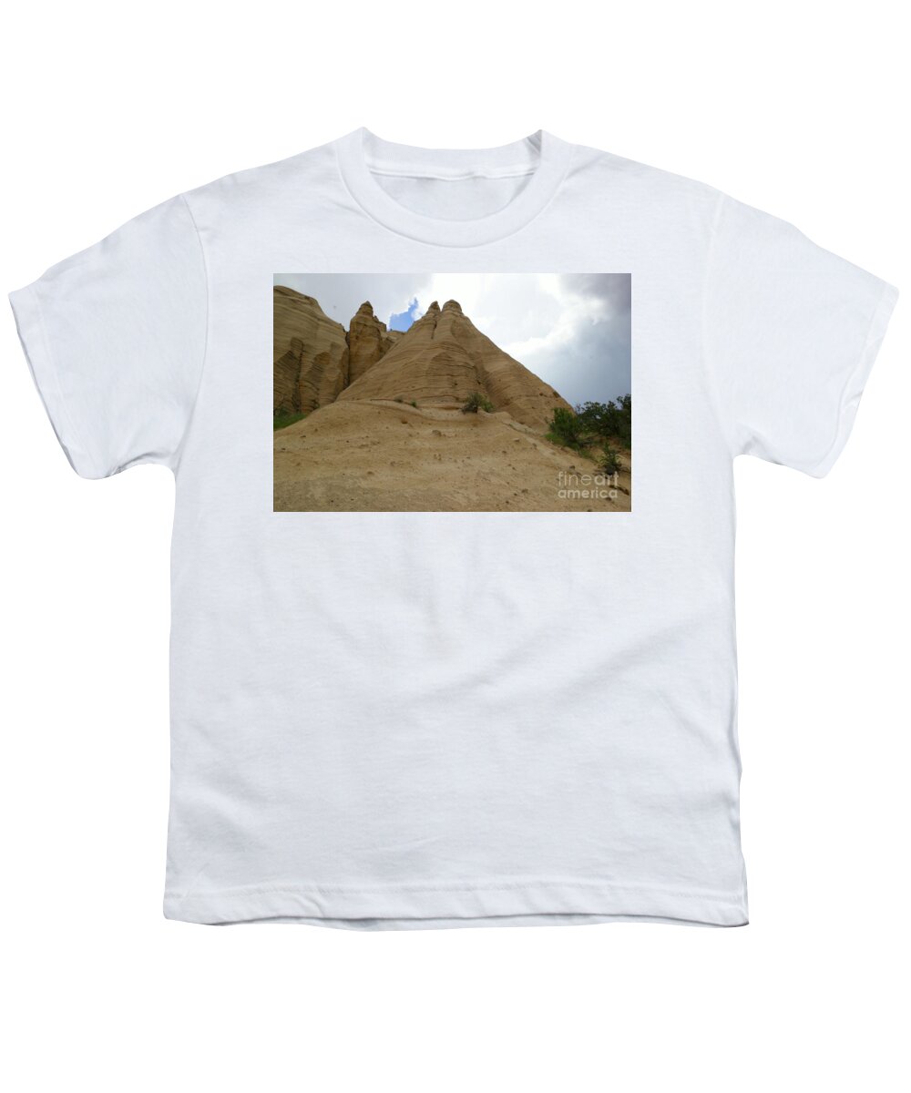 Landscape Youth T-Shirt featuring the photograph Tent Rocks New Mexico by Jeff Swan