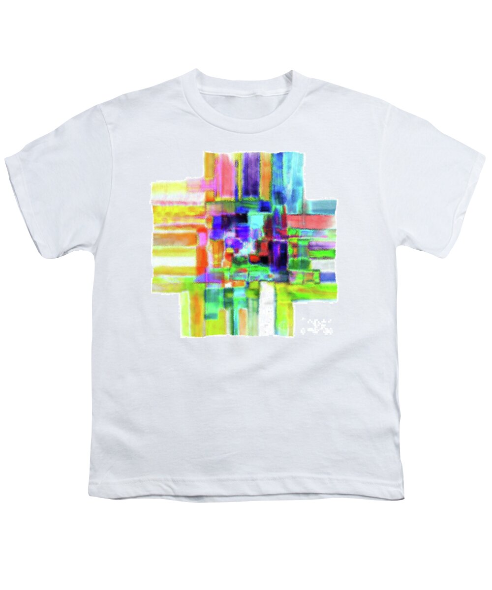 Colorful Youth T-Shirt featuring the painting The Dichotomy of Spring by Neece Campione