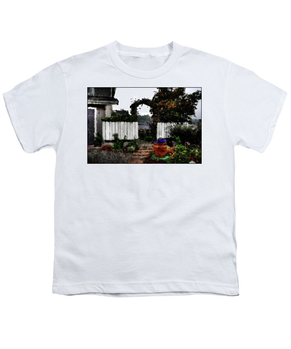Garden Youth T-Shirt featuring the photograph The Garden Entry by Wayne King