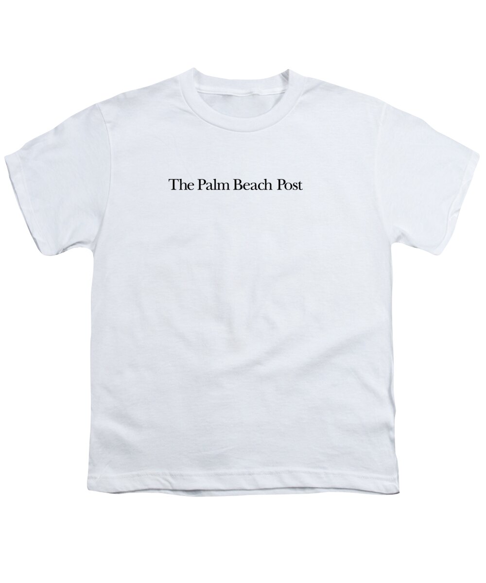 The Palm Beach Post Black Logo Youth T-Shirt