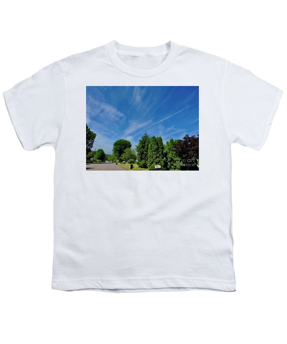 Trees Youth T-Shirt featuring the photograph Trees of Winton, Summer by Kate Conaboy