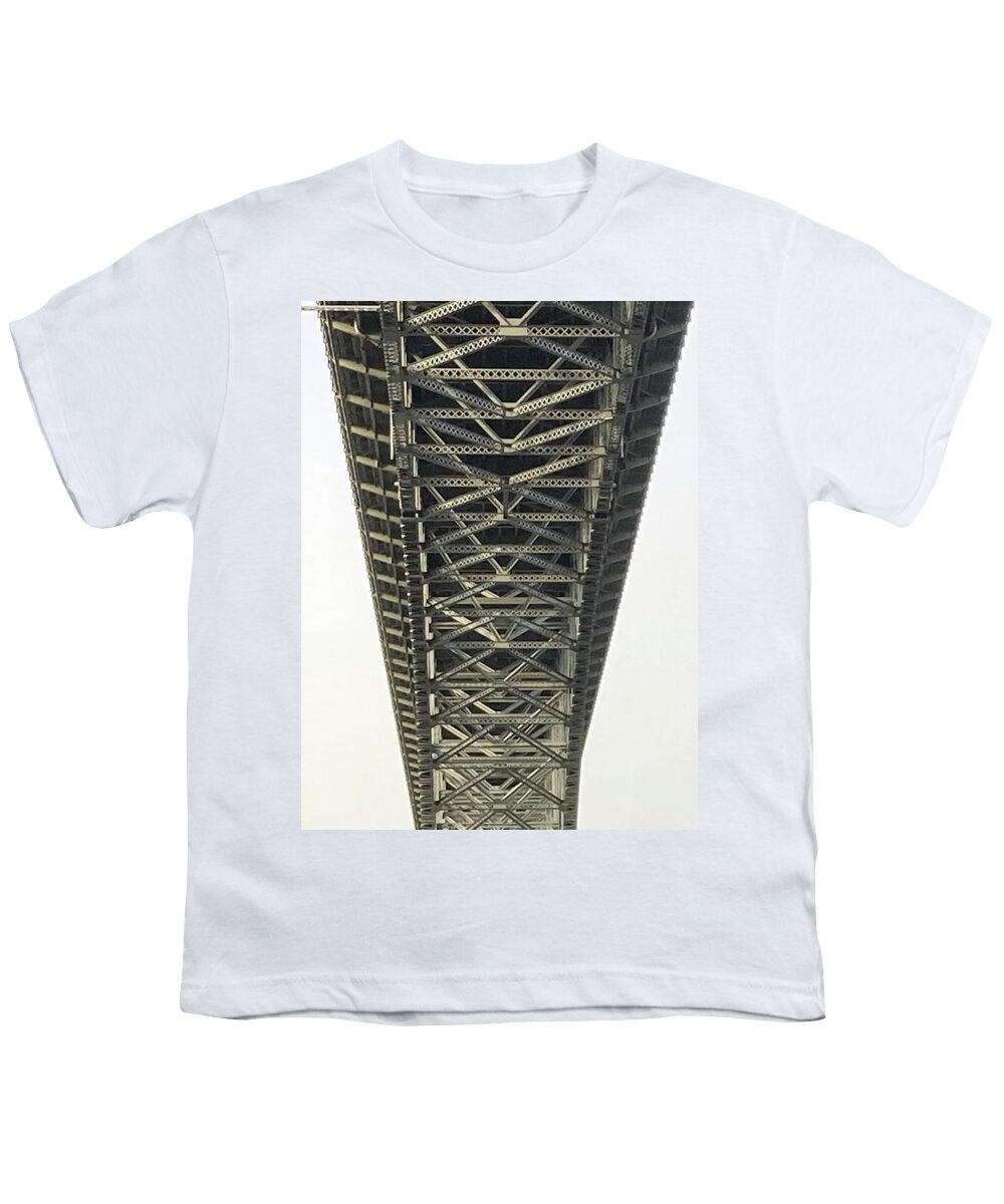 Bridge Youth T-Shirt featuring the photograph Troubled Waters by Matthew Lazure