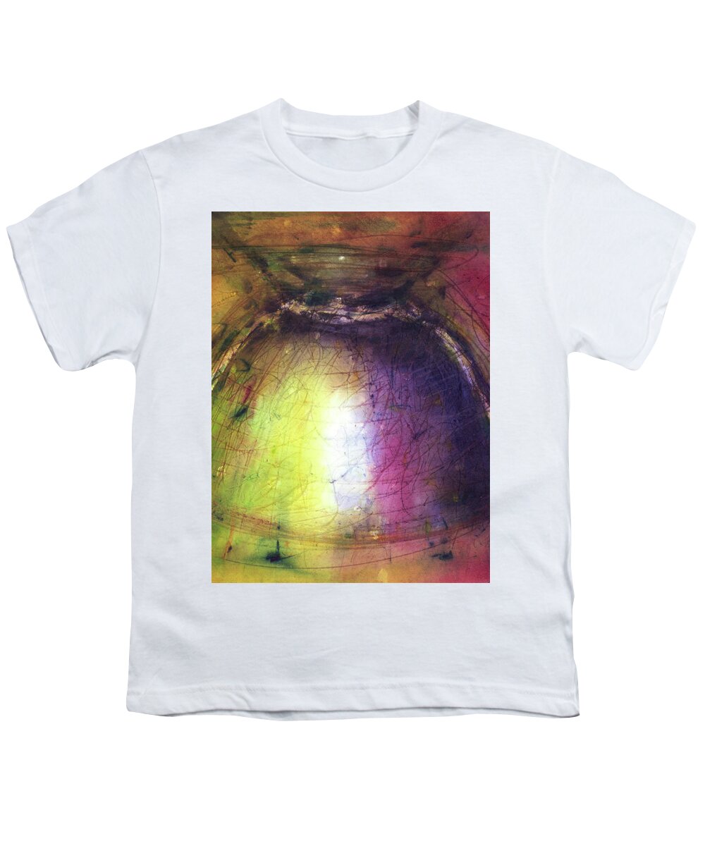 Watercolour Youth T-Shirt featuring the painting Turn it upside down by Petra Rau