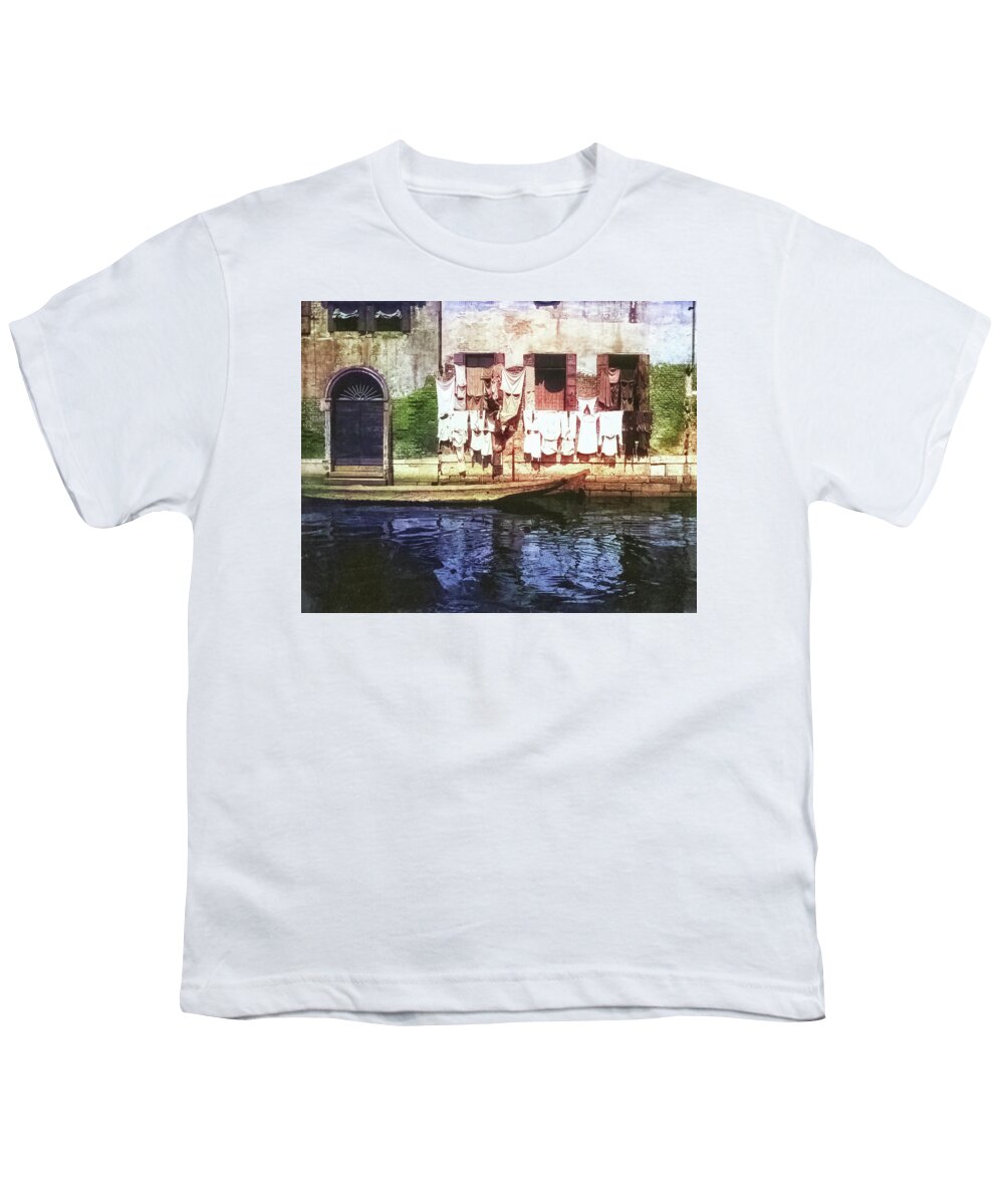Venice Youth T-Shirt featuring the photograph Venice by Alfred Stieglitz