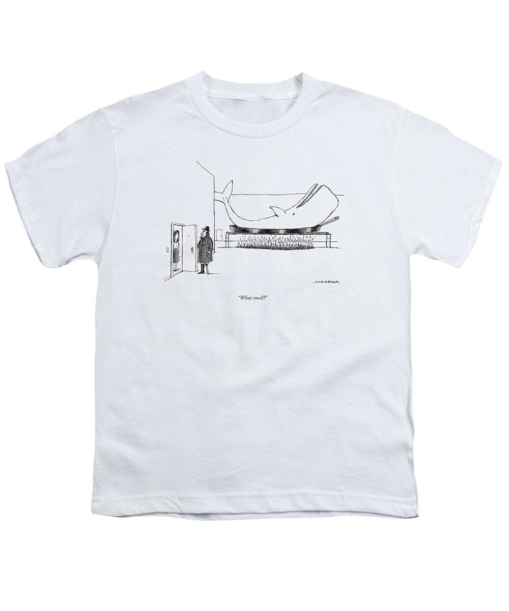 A23971 Youth T-Shirt featuring the drawing What smell? by Joe Dator
