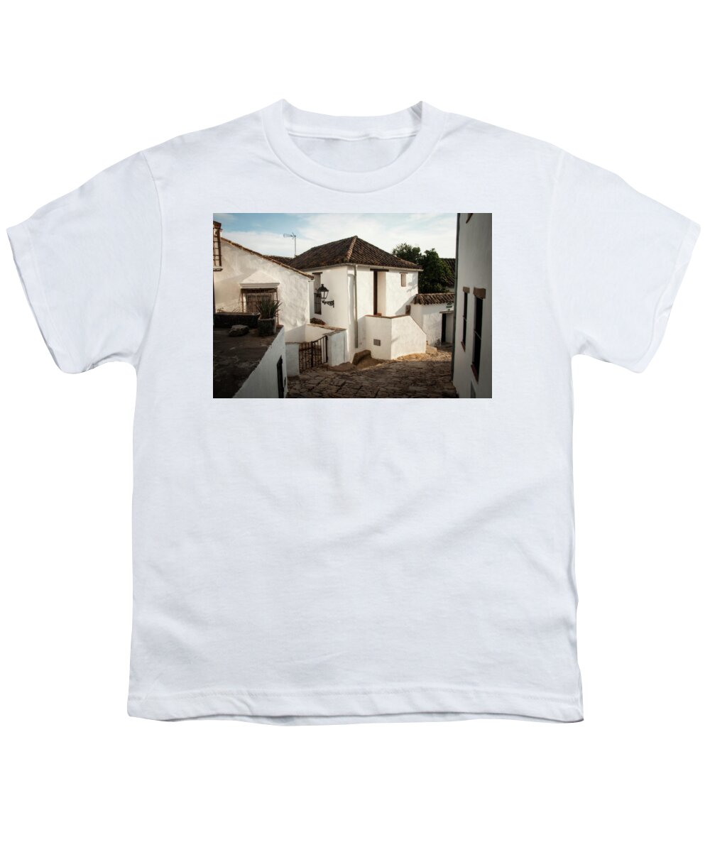 Spain Youth T-Shirt featuring the photograph White washed village of Andalucia by Naomi Maya
