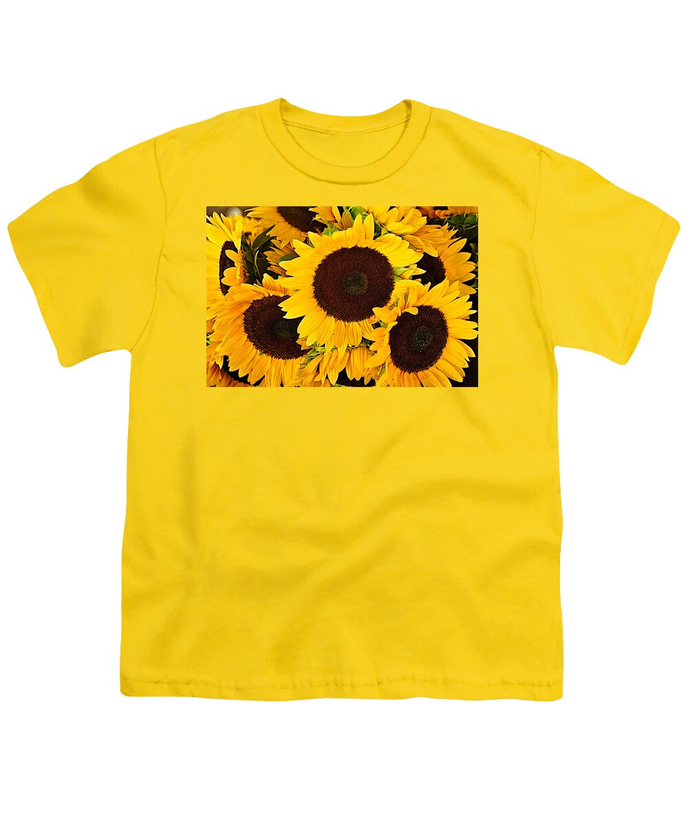 Photograph Youth T-Shirt featuring the photograph Sunshine Petals by Richard Gehlbach