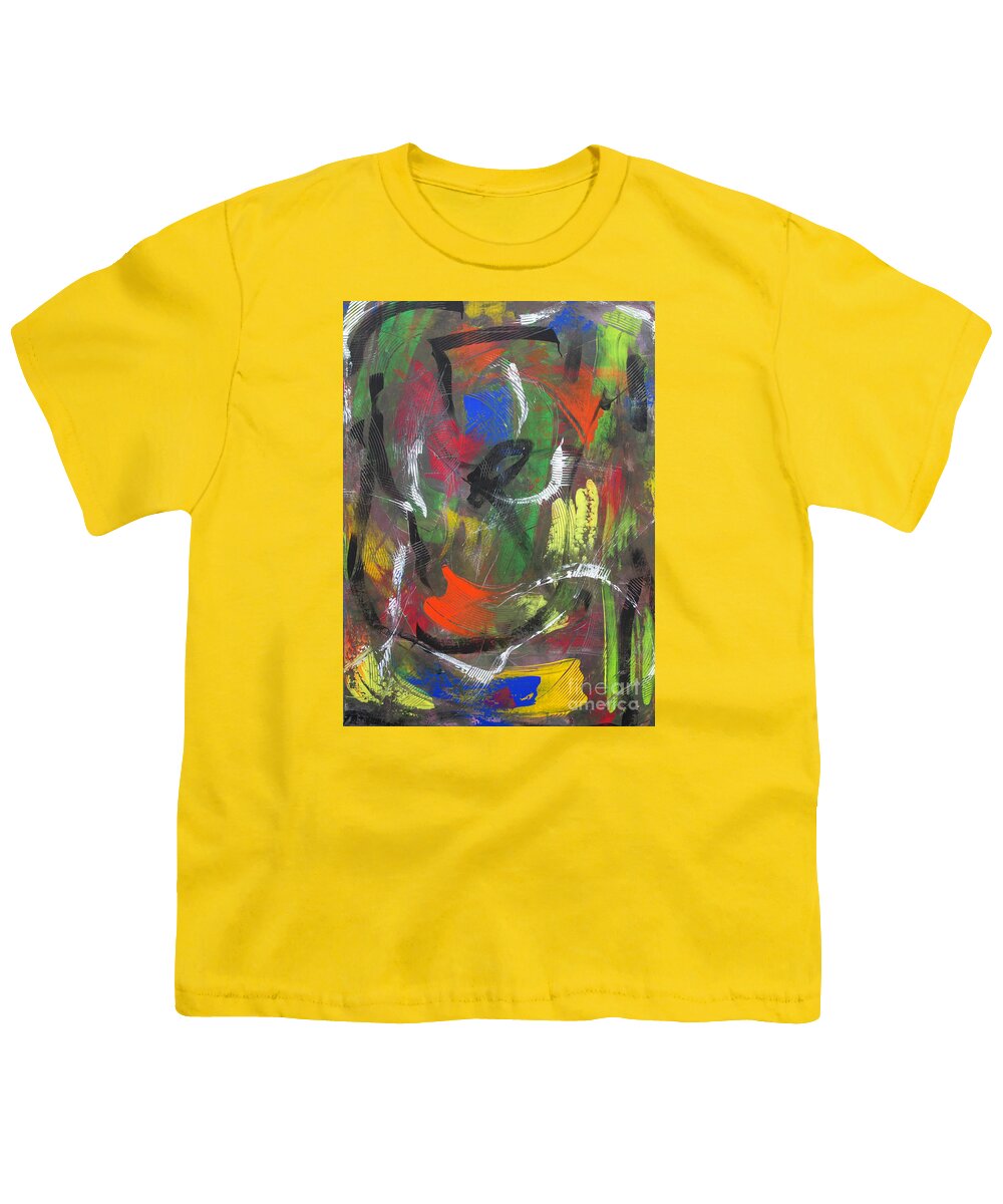 Julius Has Always Been Drawn To Youth T-Shirt featuring the painting Voidal Extraction by Julius Hannah