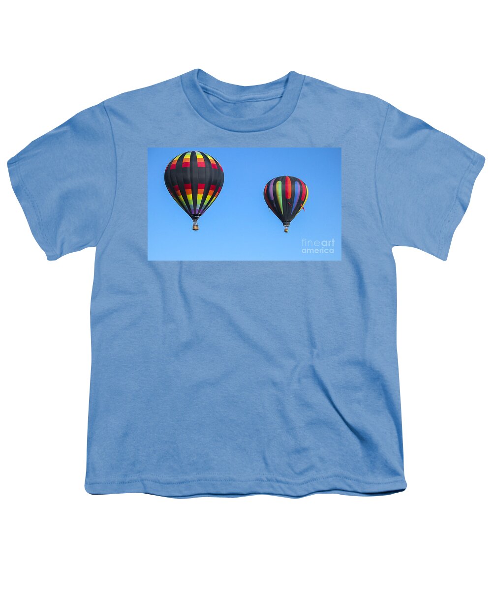 Albuquerque Youth T-Shirt featuring the photograph Balloon fiesta #3 by Steven Ralser