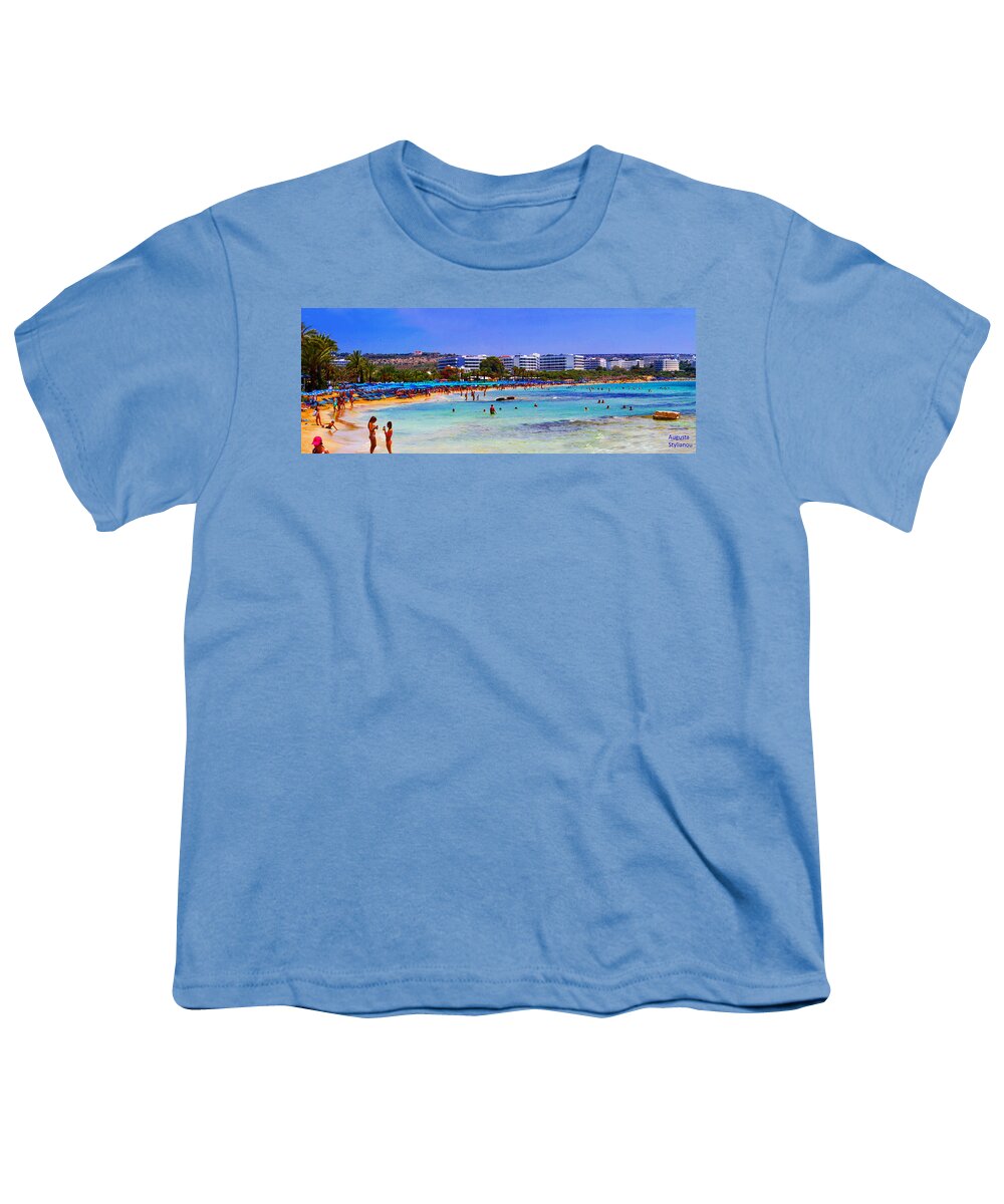 Augusta Stylianou Youth T-Shirt featuring the photograph Happy Holidays #2 by Augusta Stylianou
