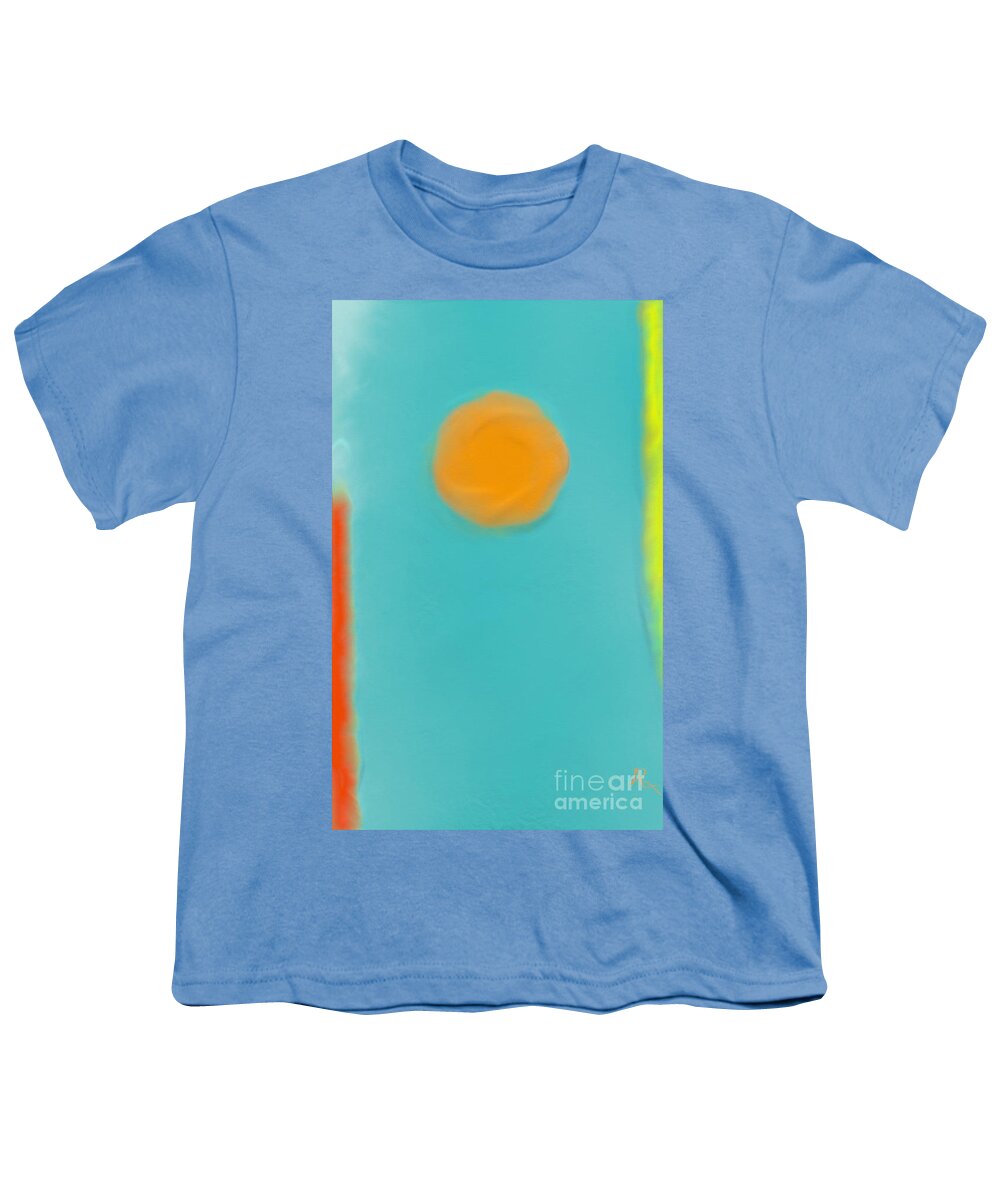 Artrage Youth T-Shirt featuring the painting Lily Pond #3 by Anita Lewis