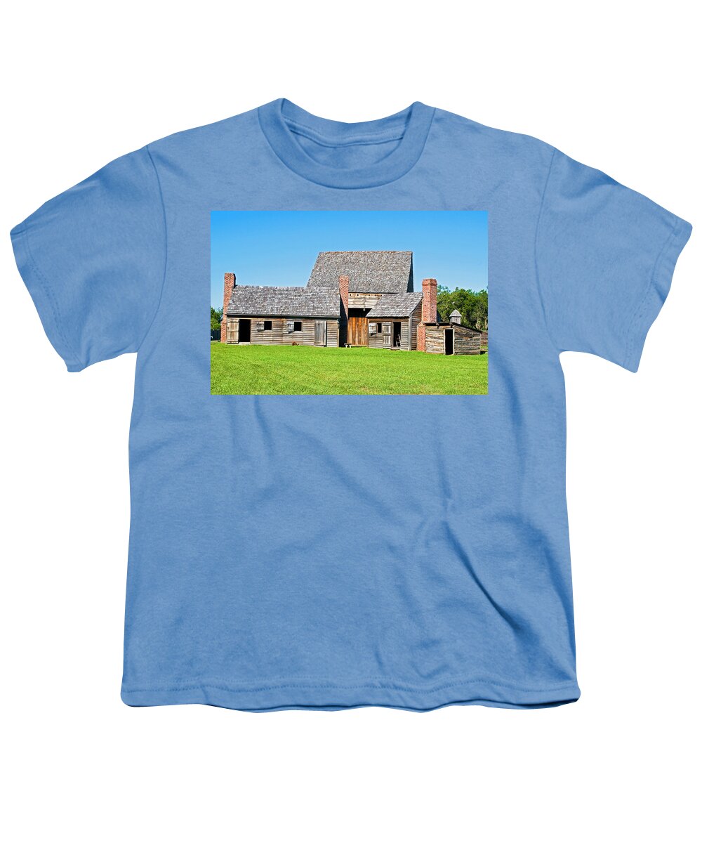 National Register Of Historic Places Youth T-Shirt featuring the photograph Fort King George, Georgia #9 by Millard H. Sharp