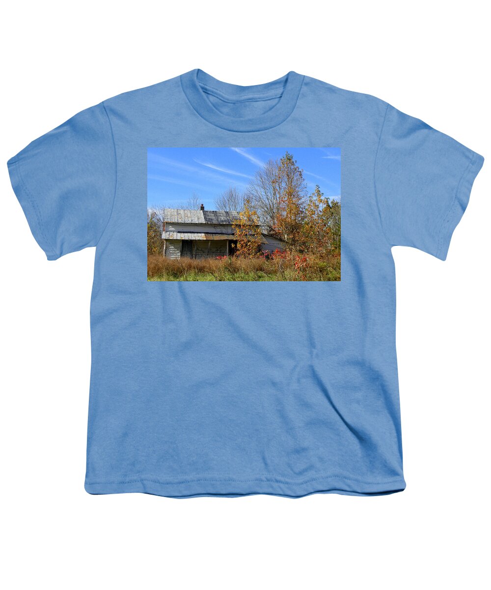 Abandoned Home Youth T-Shirt featuring the photograph Abandoned Forever by Kim Galluzzo