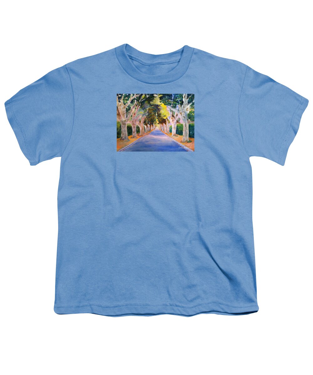 Trees Youth T-Shirt featuring the painting Cathedral by Kate Conaboy