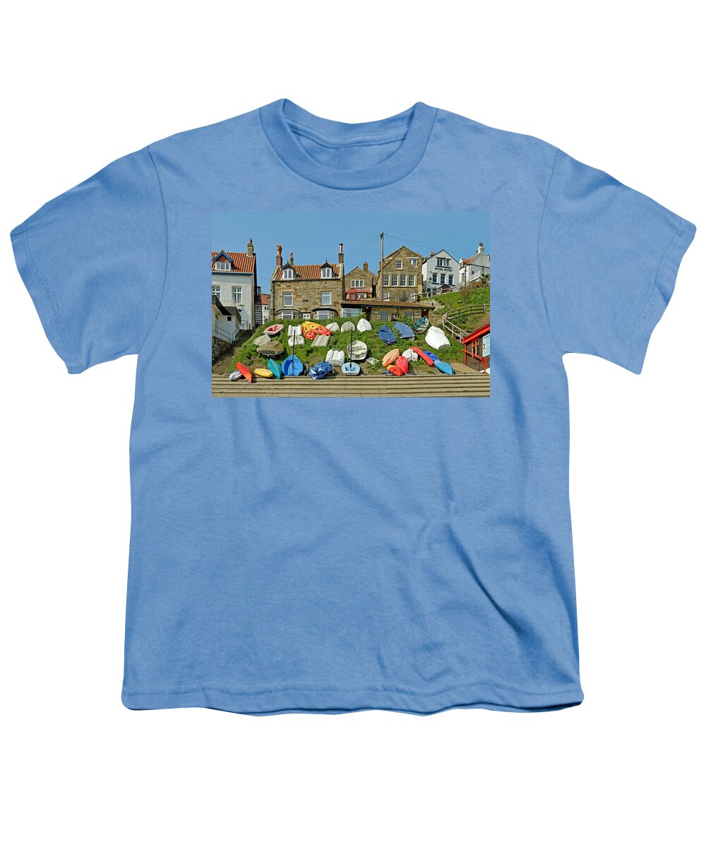 Britain Youth T-Shirt featuring the photograph Dinghy Park - Ruswick Bay by Rod Johnson
