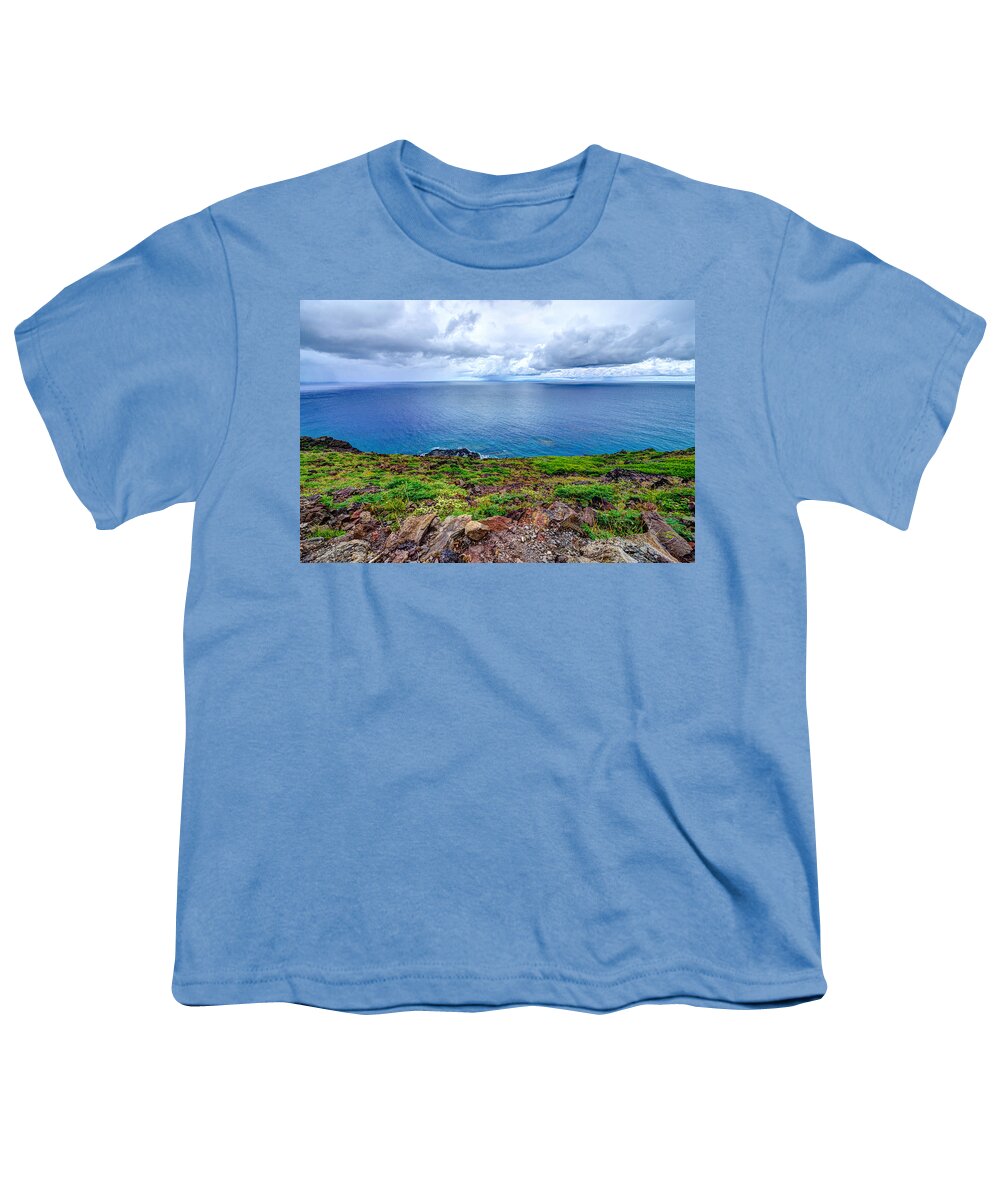 Hawaii Youth T-Shirt featuring the photograph Earth Sea Sky by Jason Chu