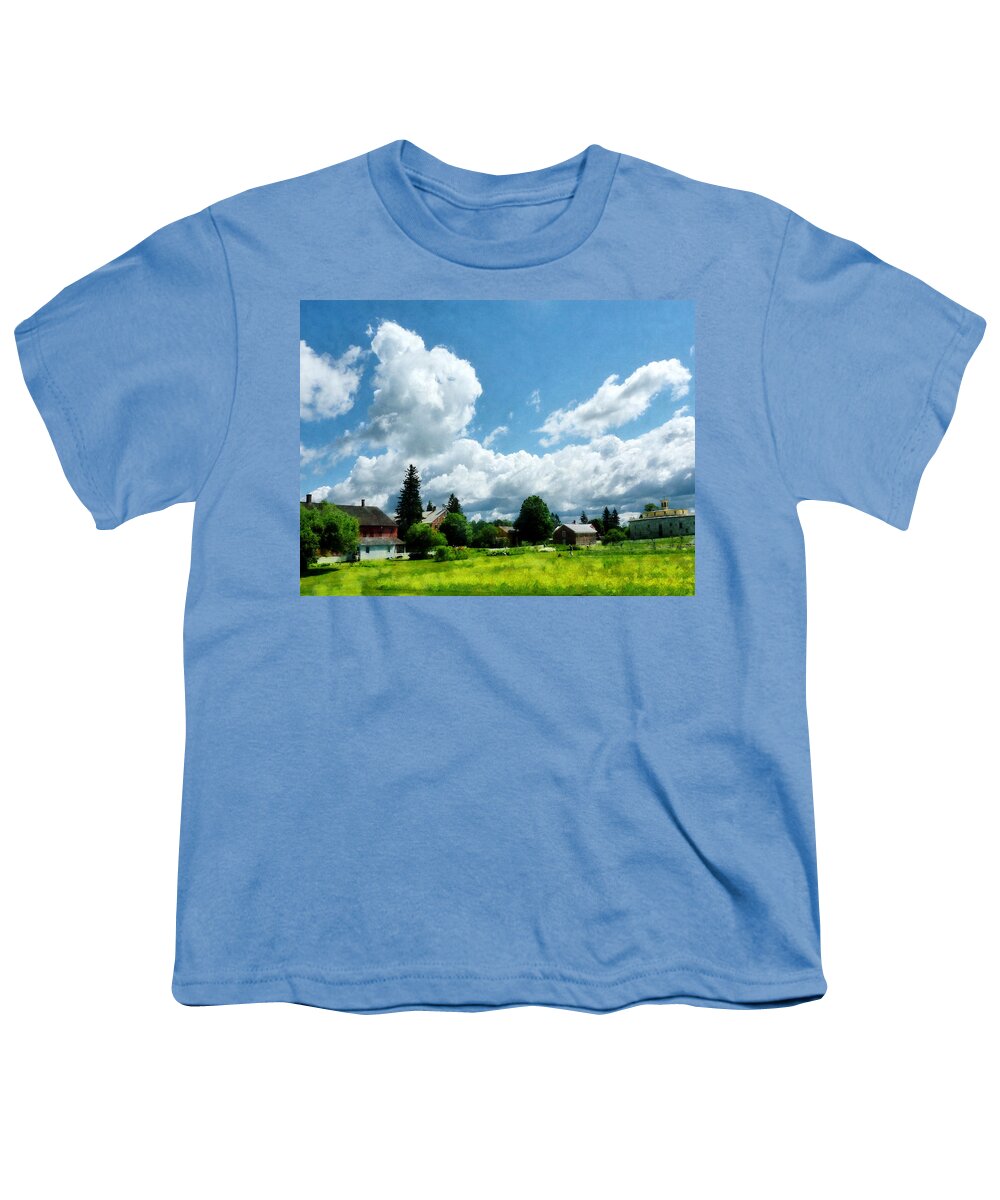 Rural Youth T-Shirt featuring the photograph Farm Vista by Susan Savad