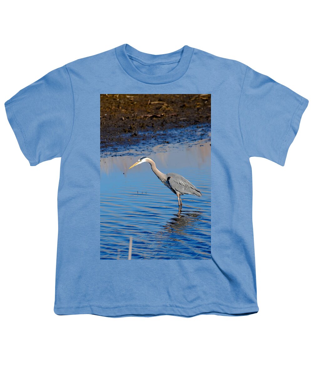 Edited Youth T-Shirt featuring the photograph Fishing by Gary Wightman