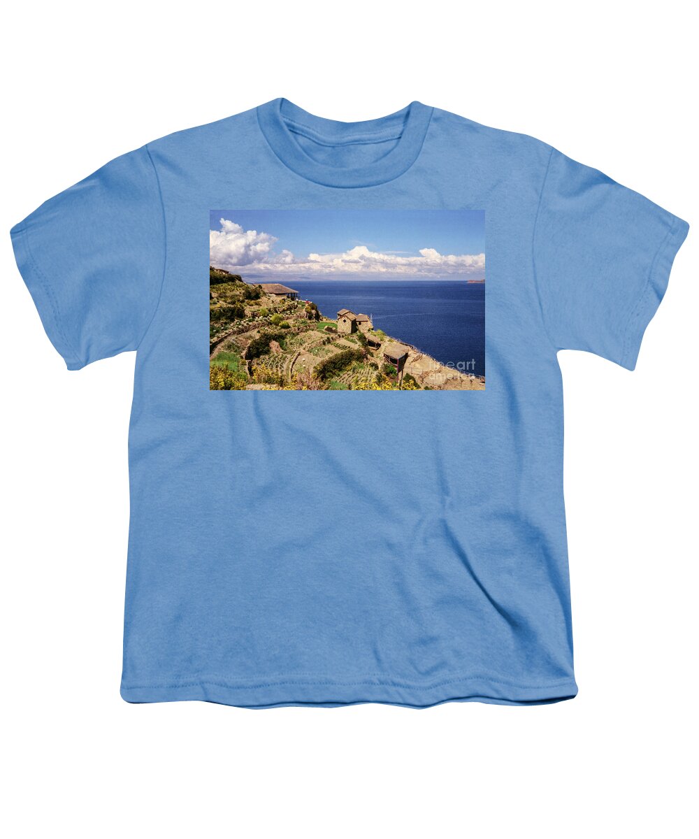 Lake Titicaca Youth T-Shirt featuring the photograph Isla del Sol by Suzanne Luft