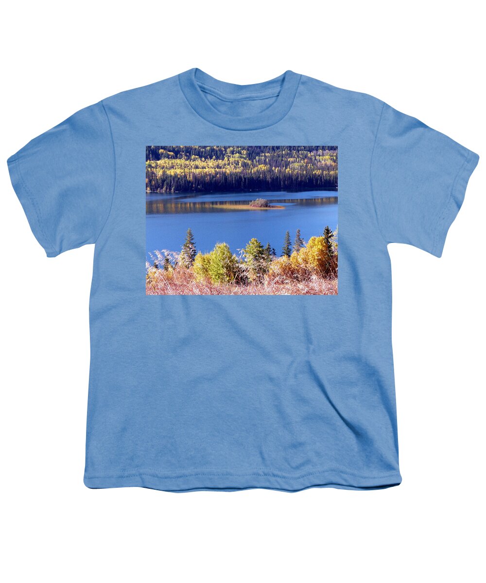 Lac Des Roches Youth T-Shirt featuring the photograph Lac Des Roches In Autumn by Will Borden
