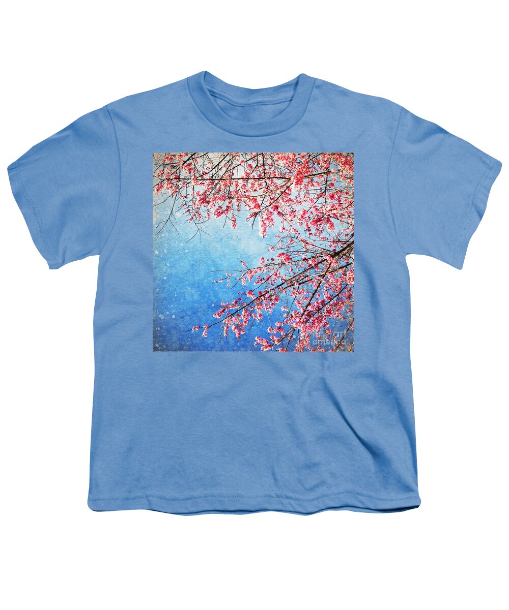 April Youth T-Shirt featuring the photograph Pink blossom by Setsiri Silapasuwanchai