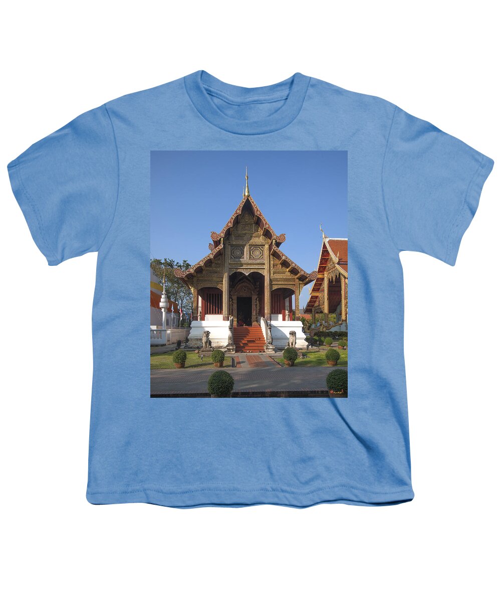 Scenic Youth T-Shirt featuring the photograph Wat Phra Singh Phra Ubosot DTHCM0246 by Gerry Gantt