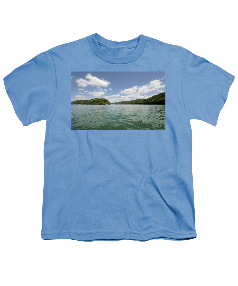 watauga Lake Tennessee Youth T-Shirt featuring the photograph Watauga Lake - Tennessee by Brendan Reals