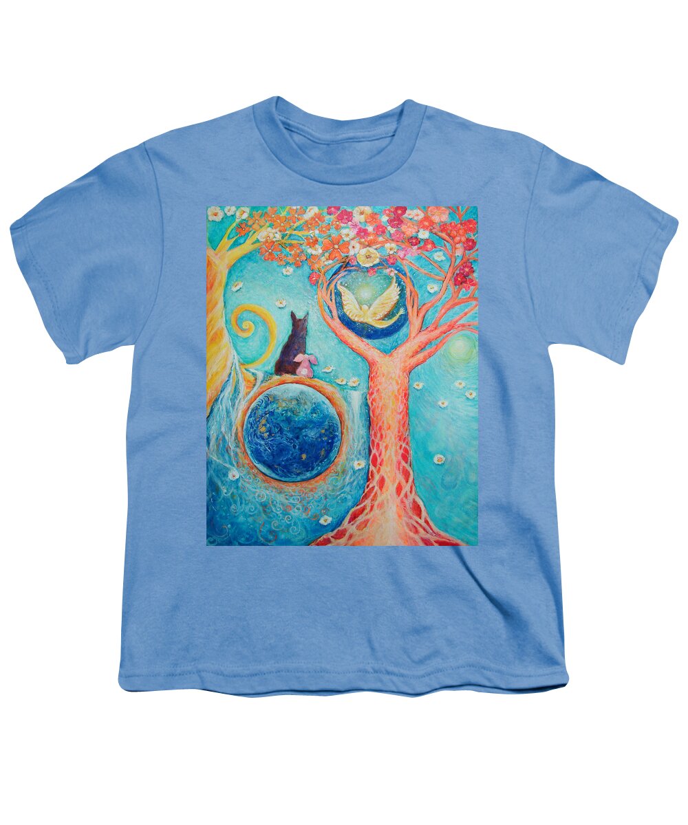 Spiritual Youth T-Shirt featuring the painting Baron's Painting by Ashleigh Dyan Bayer