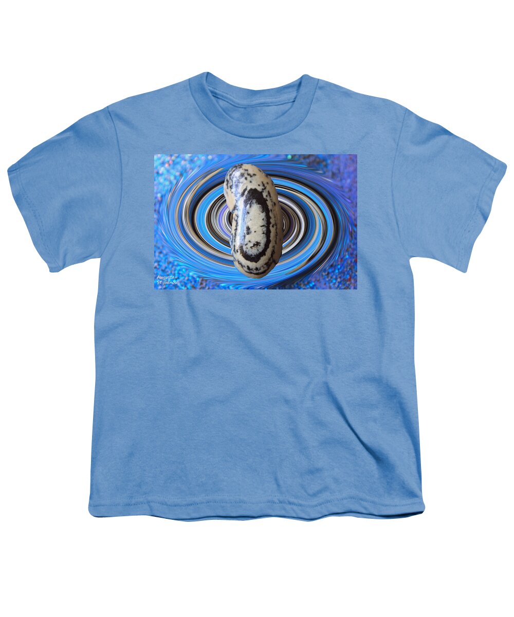 Galaxy Youth T-Shirt featuring the photograph Pebble in the Galaxy by Augusta Stylianou