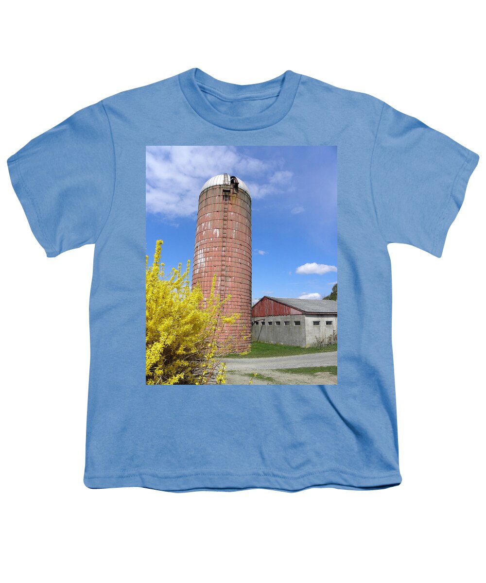 Farm Landscape Youth T-Shirt featuring the photograph Spring Time Back In Time by Kim Galluzzo