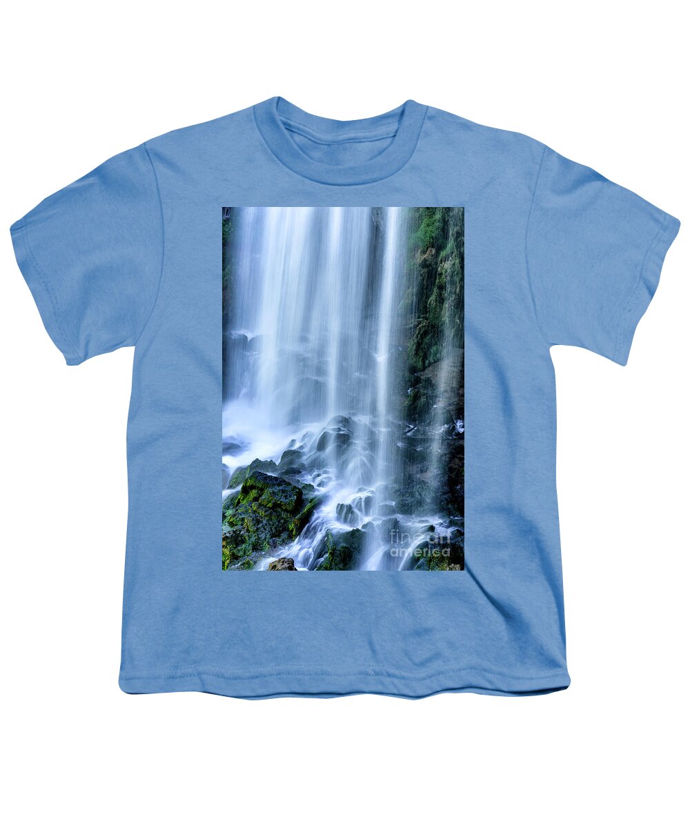 Falling Spring Falls Youth T-Shirt featuring the photograph Falling Spring Falls #1 by Thomas R Fletcher