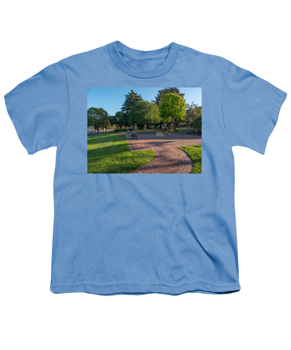 Monterey Youth T-Shirt featuring the photograph Friendly Plaza by Derek Dean
