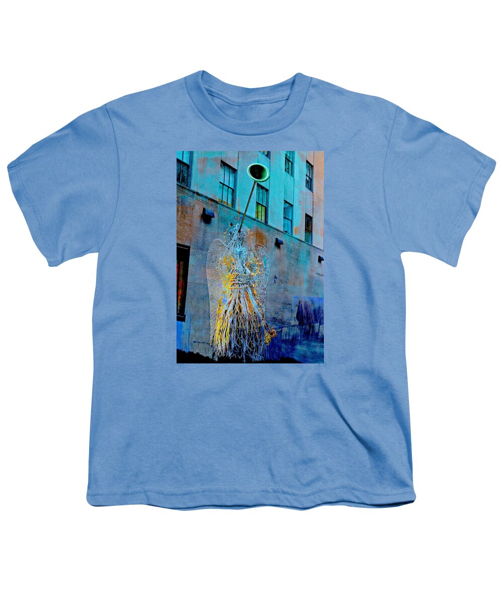 Urban Landscape Youth T-Shirt featuring the photograph Hark #1 by Diana Angstadt