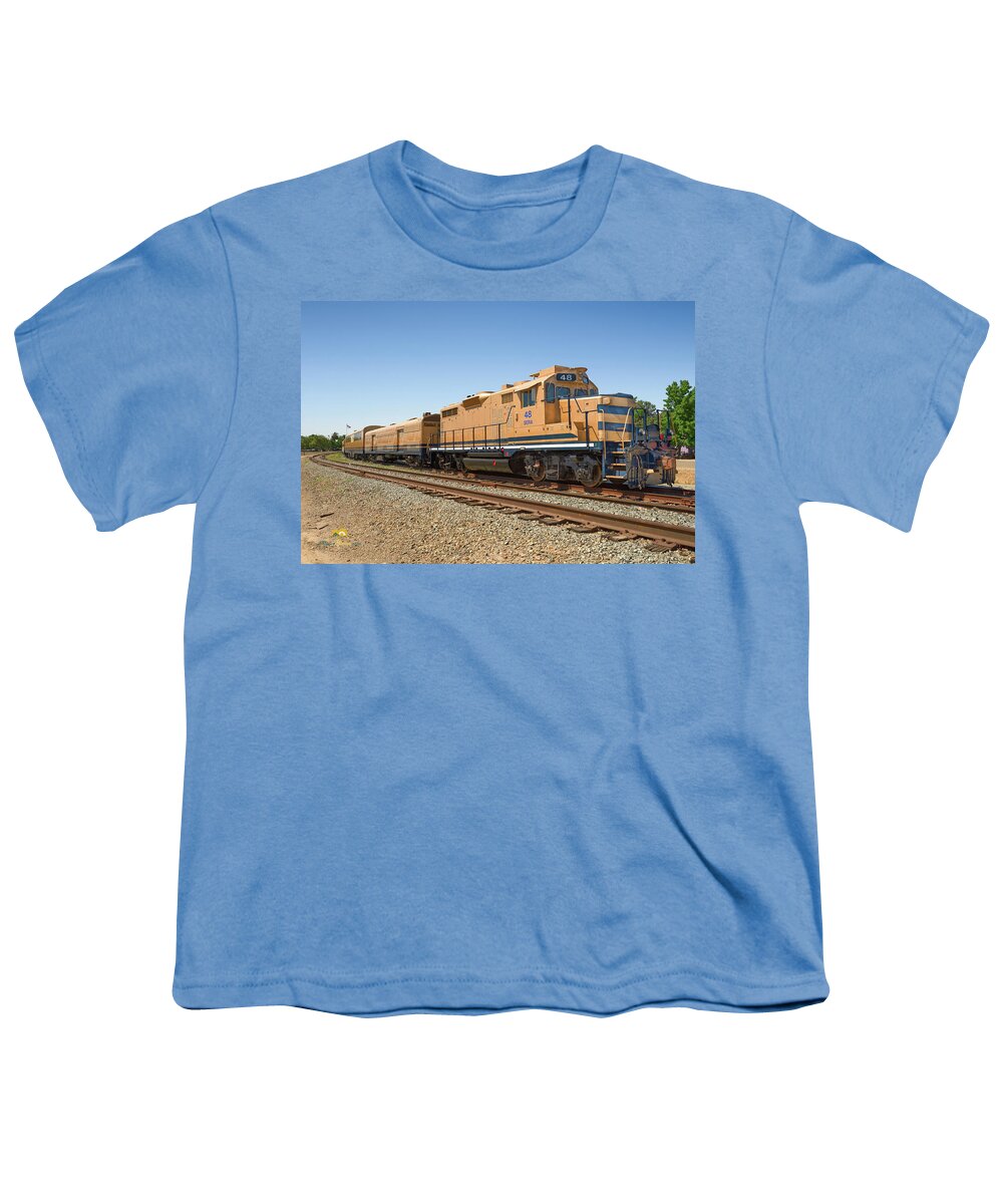 Locomotive Youth T-Shirt featuring the photograph Sera 48 #1 by Jim Thompson