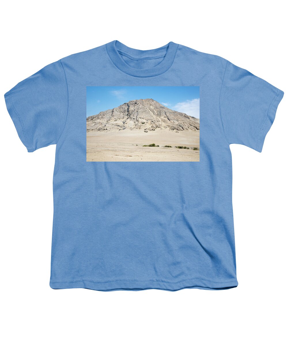 Historic Site Youth T-Shirt featuring the digital art Temple of the Sun and Moon in Peru #25 by Carol Ailles