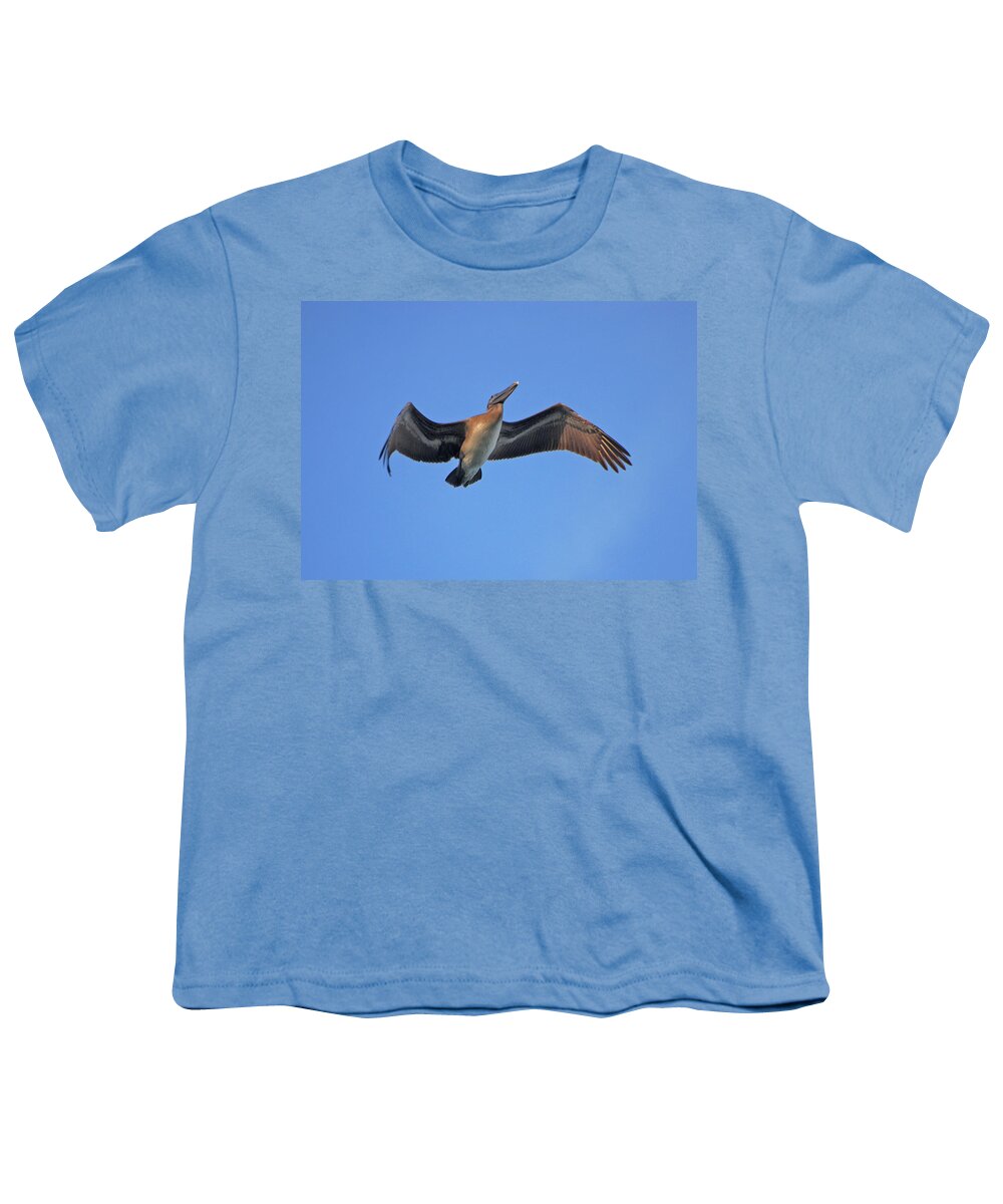 Pelican Youth T-Shirt featuring the photograph 4- Pelican by Joseph Keane