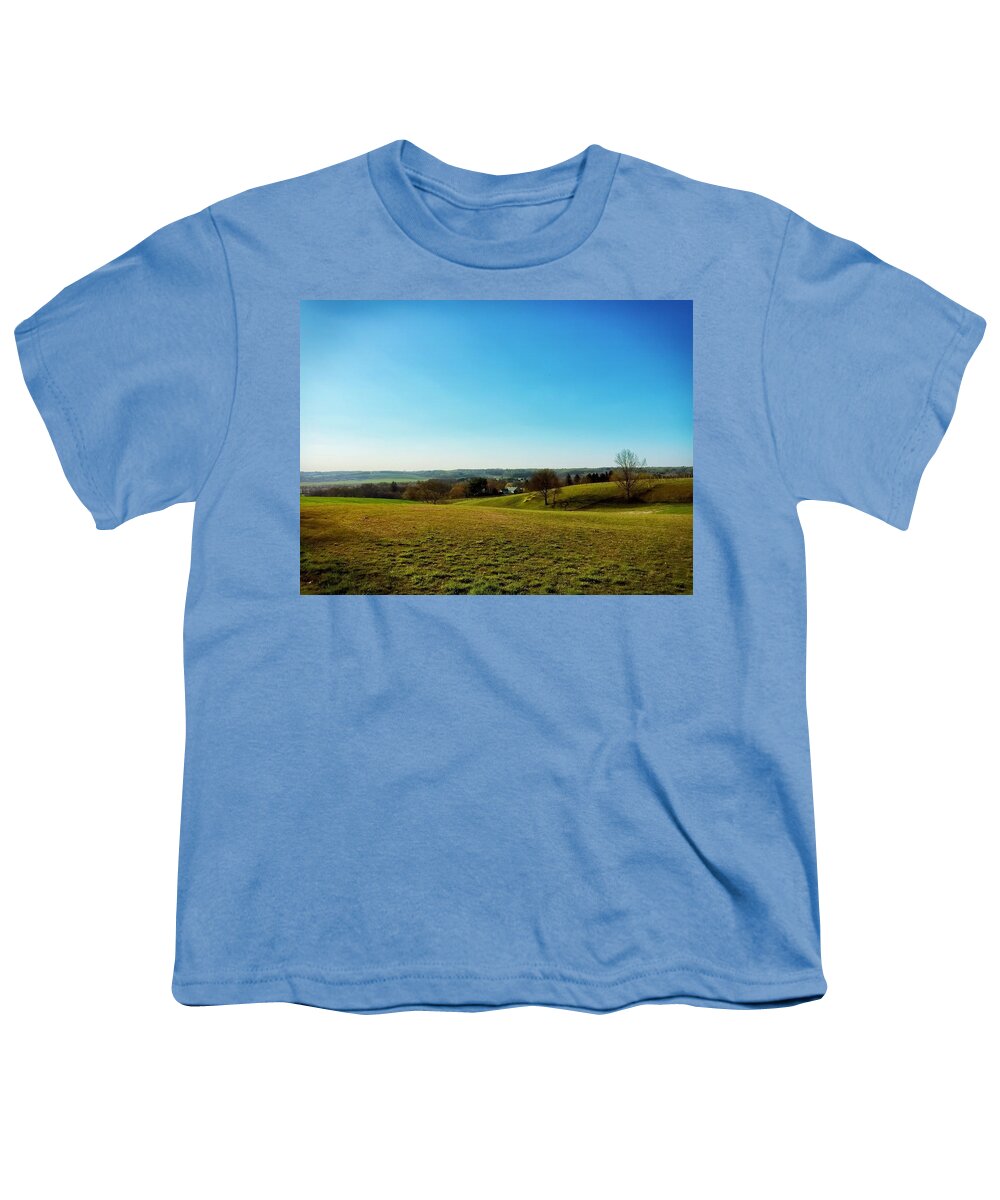 Landscape Youth T-Shirt featuring the photograph Baldwin Maryland by Chris Montcalmo