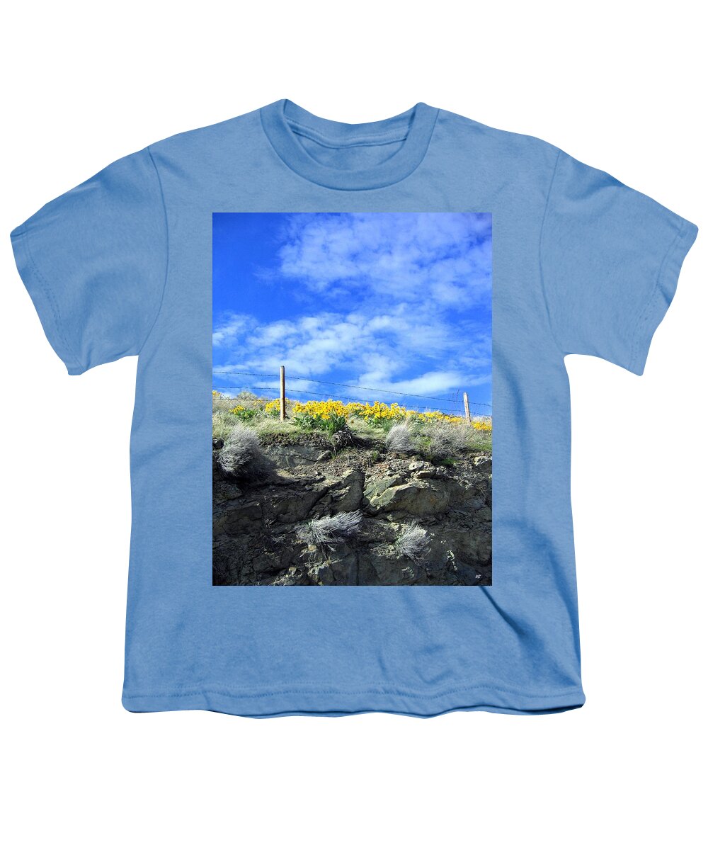 Sunflowers Youth T-Shirt featuring the photograph British Columbia Sunflowers by Will Borden