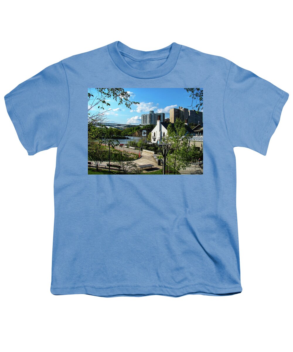 2014 Youth T-Shirt featuring the photograph Columbia University Boathouse by Cole Thompson