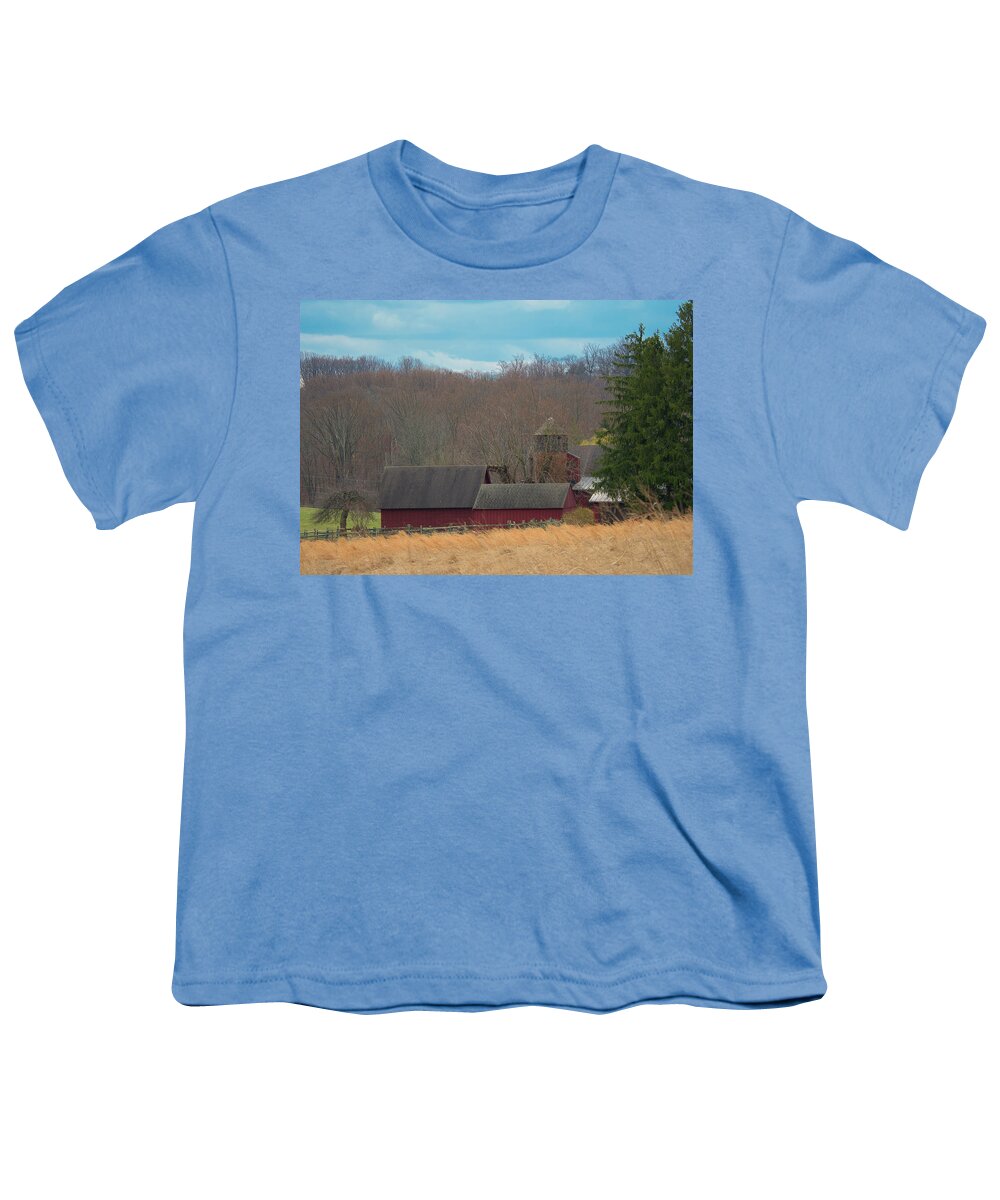 Landscape Youth T-Shirt featuring the photograph Farmland by Paul Ross