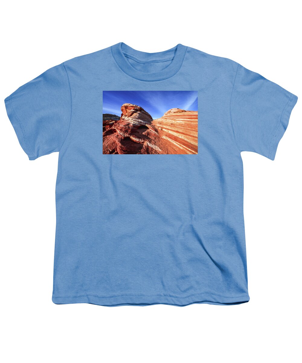 Fire Wave Youth T-Shirt featuring the photograph Fire Wave by Chad Dutson