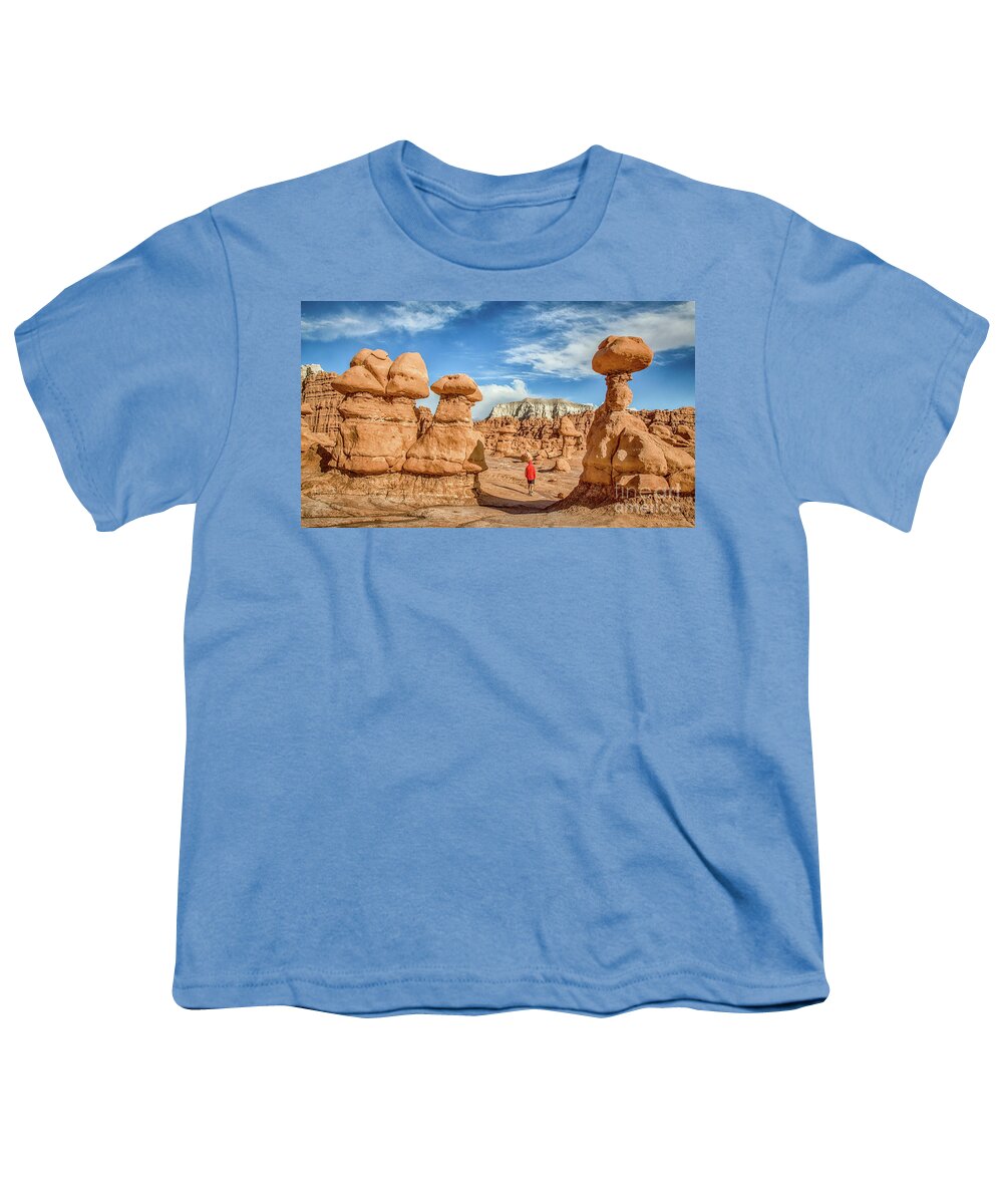 America Youth T-Shirt featuring the photograph Goblin Valley State Park by JR Photography