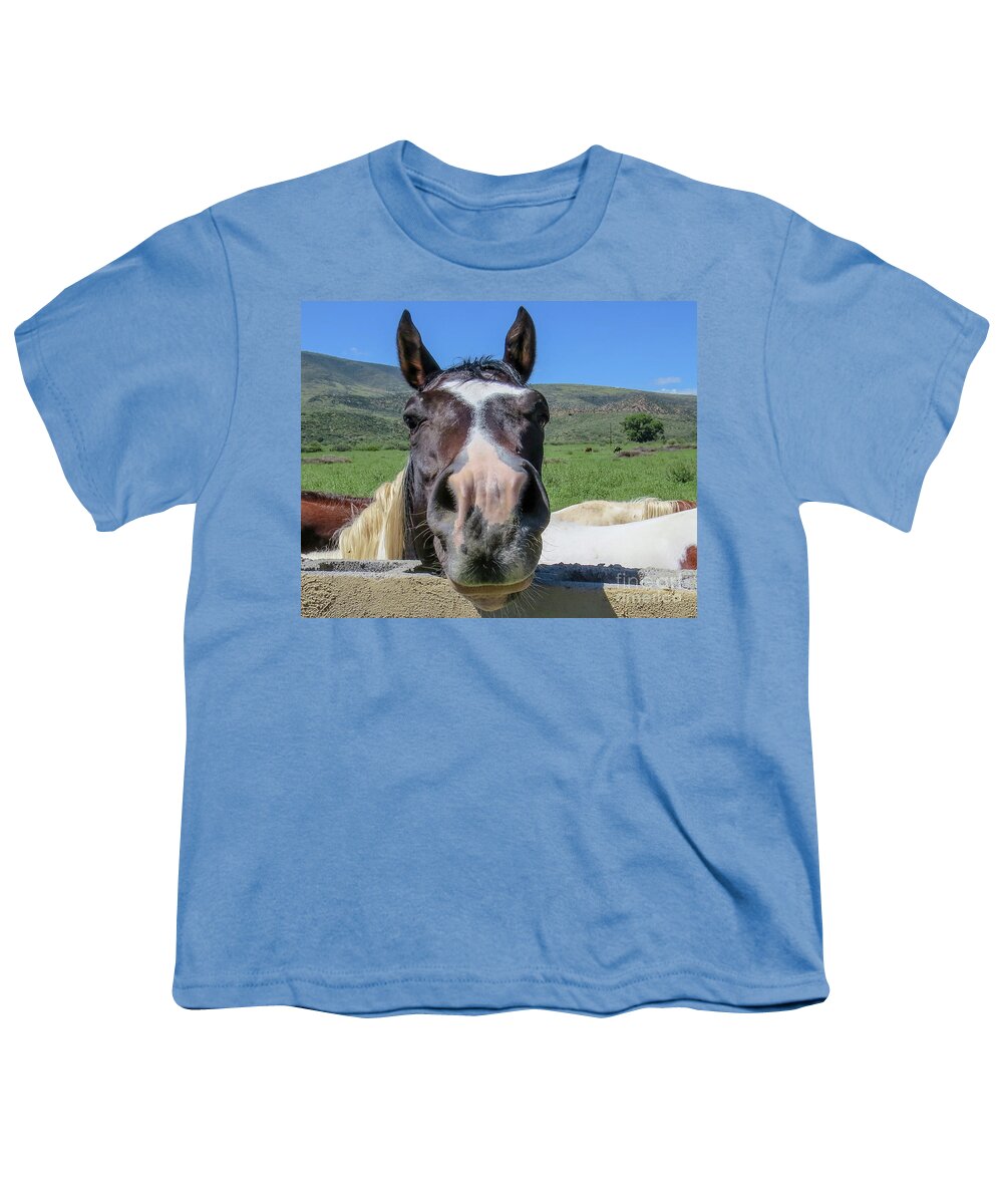 Horse Youth T-Shirt featuring the photograph Horse 13 by Christy Garavetto