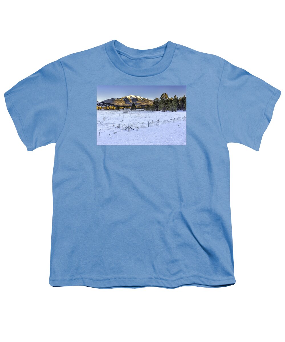 Humphreys Peak Youth T-Shirt featuring the photograph Humphreys Peak by Harry B Brown