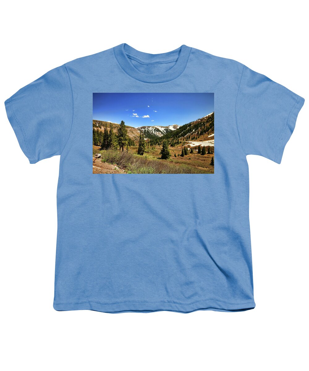 Independence Pass Youth T-Shirt featuring the photograph Independence Pass 3 by Judy Vincent