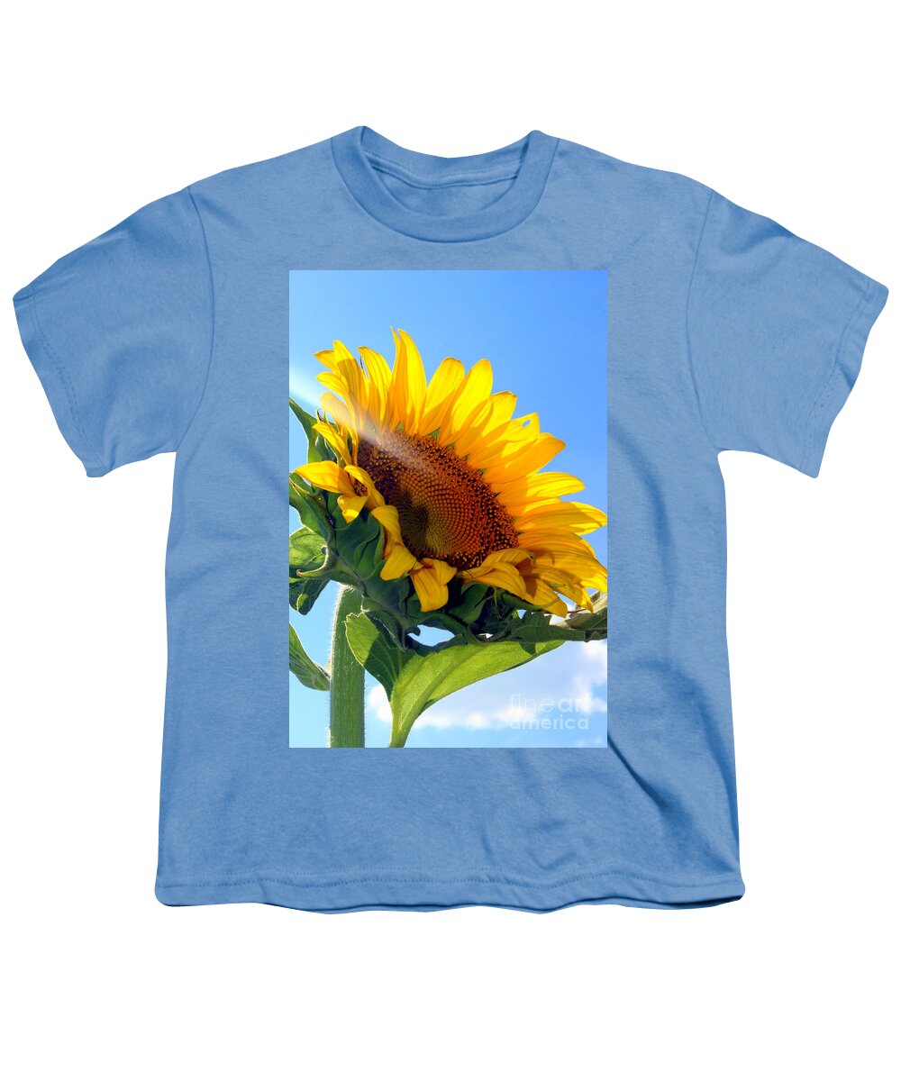 Sunflower Youth T-Shirt featuring the photograph Like A Sunflower by Kathy White