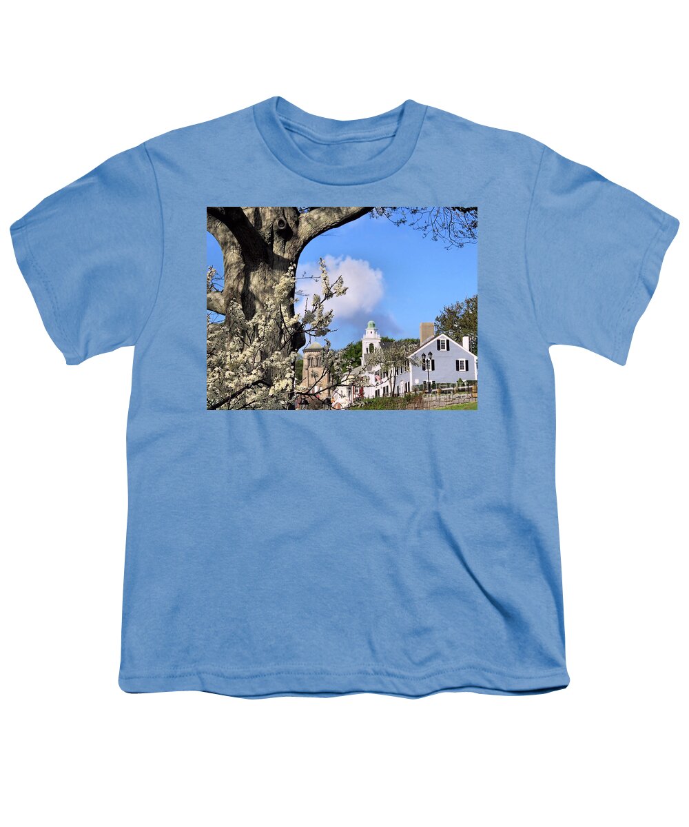 Spring Youth T-Shirt featuring the photograph Looking Towards Town Square by Janice Drew